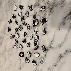 GOTH CROC CHARMS